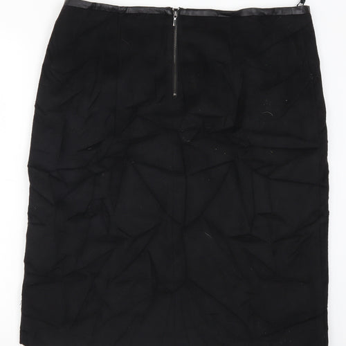 Marks and Spencer Womens Black   Straight & Pencil Skirt Size 18