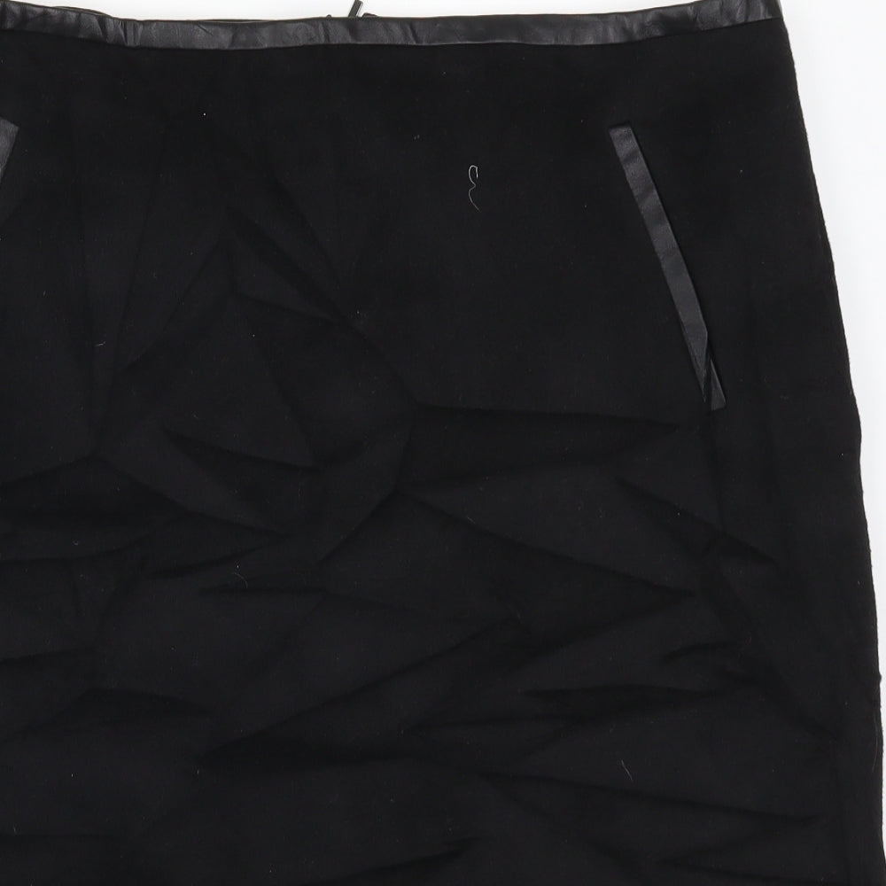 Marks and Spencer Womens Black   Straight & Pencil Skirt Size 18