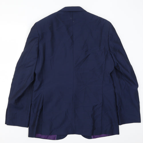 Marks and Spencer Mens Blue   Jacket Suit Jacket Size 44