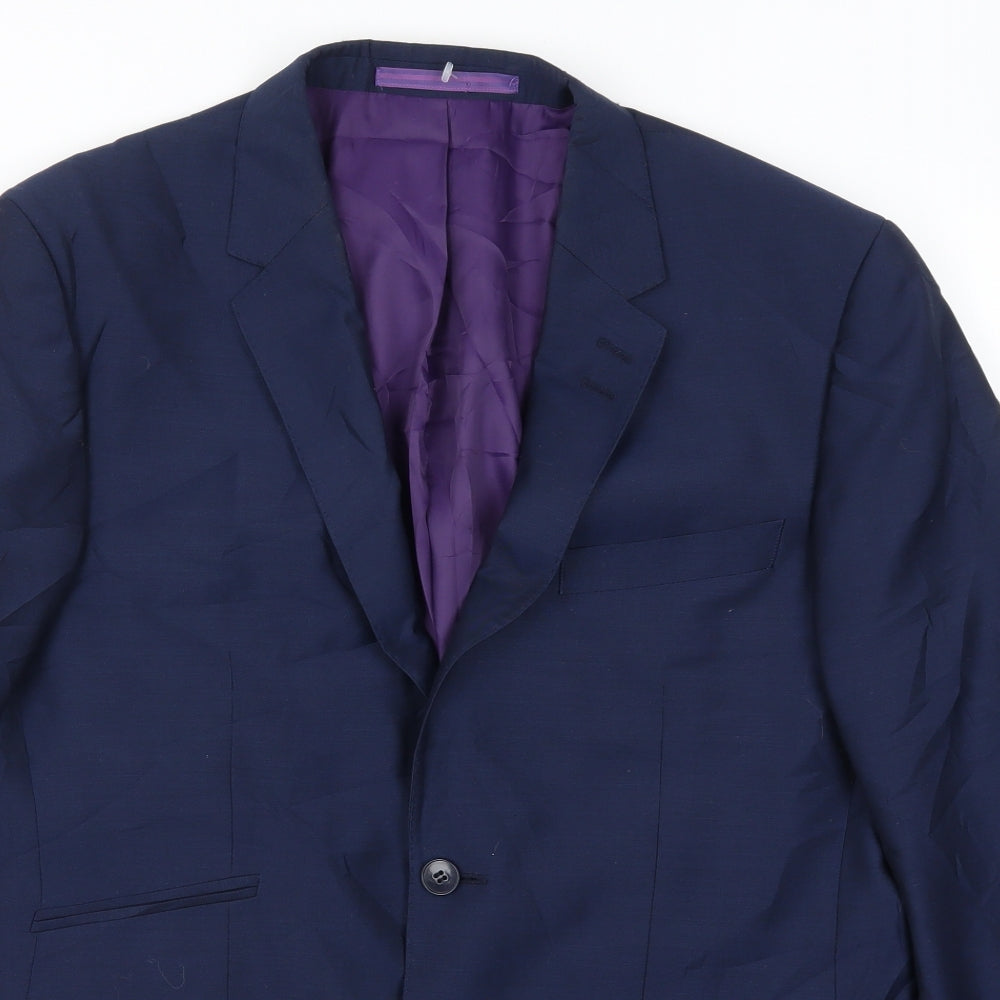 Marks and Spencer Mens Blue   Jacket Suit Jacket Size 44