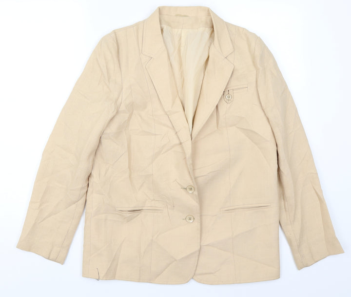 Keynote Womens Beige   Jacket Suit Jacket Size 12