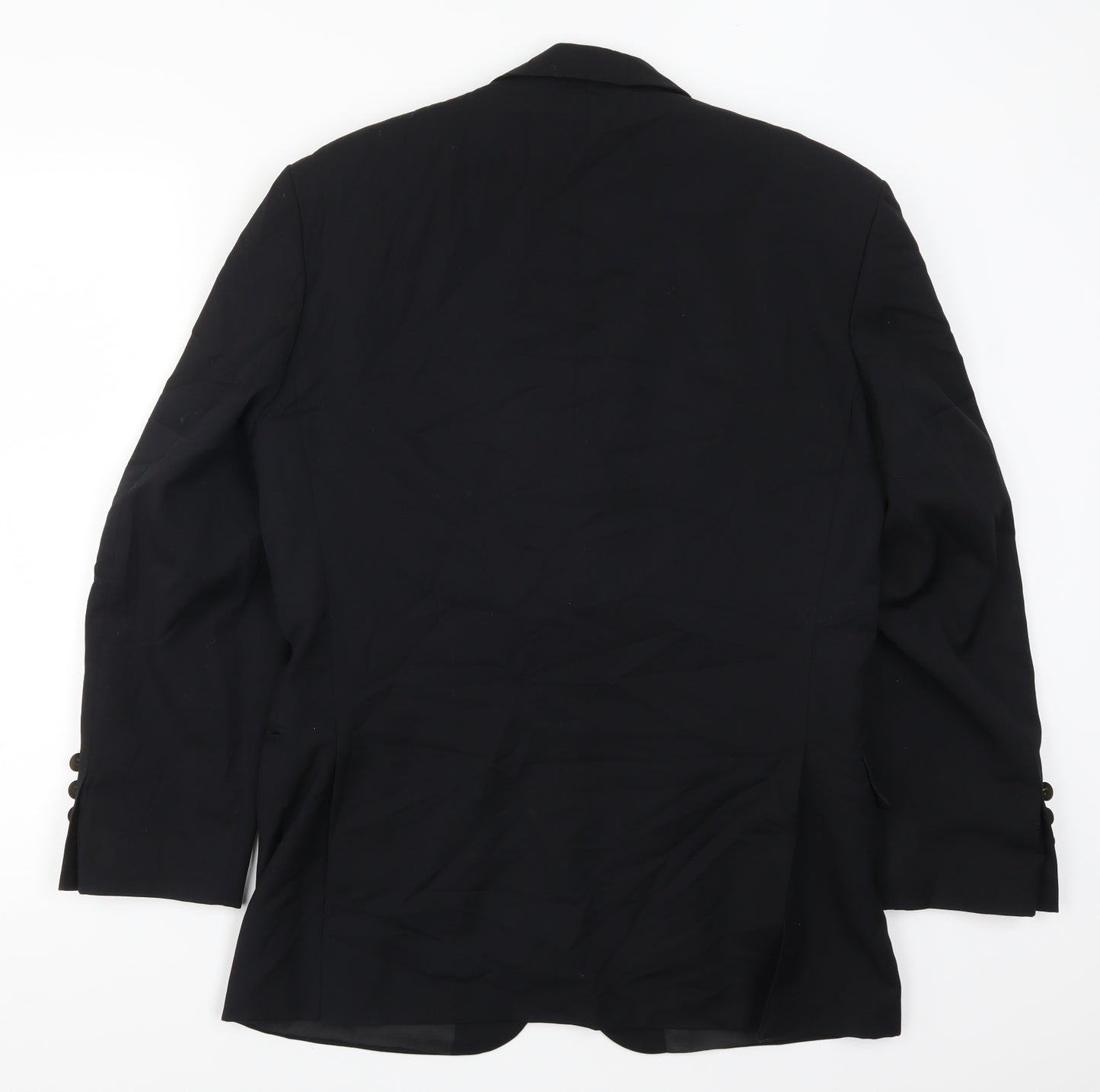 Becker Mens Black   Jacket Suit Jacket Size 38