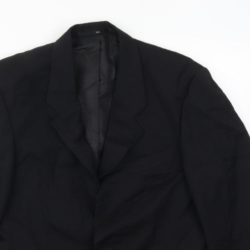 Becker Mens Black   Jacket Suit Jacket Size 38