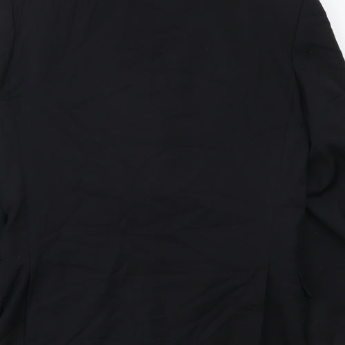 Becker Mens Black   Jacket Suit Jacket Size 38