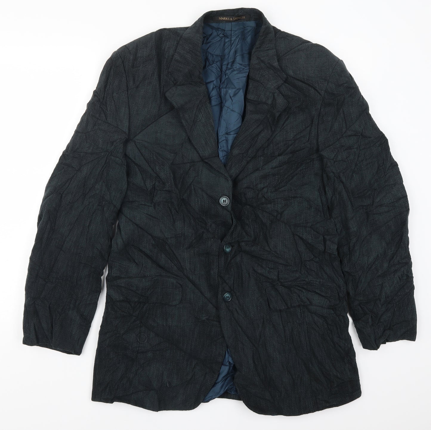 Marks and Spencer Mens Blue   Jacket Suit Jacket Size 40