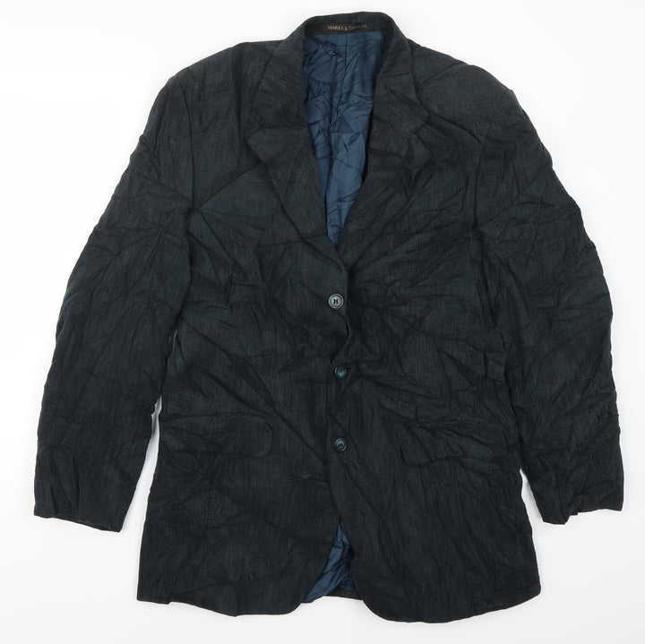 Marks and Spencer Mens Blue   Jacket Suit Jacket Size 40