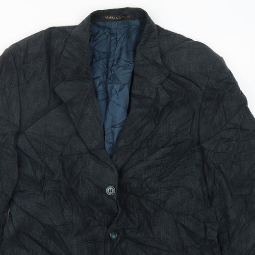 Marks and Spencer Mens Blue   Jacket Suit Jacket Size 40