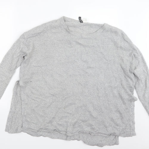 Divided by H&M Womens Grey  Knit Pullover Jumper Size L
