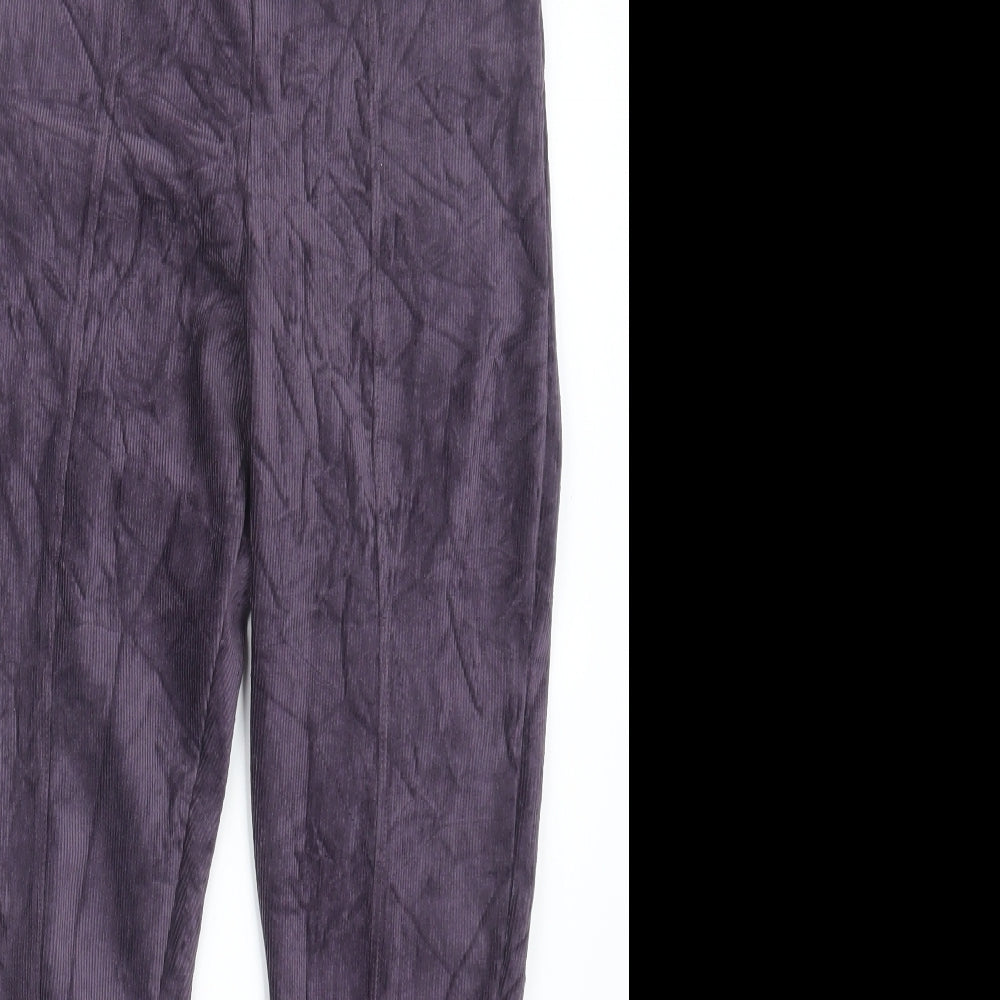 TU Womens Purple   Trousers  Size 10 L27 in