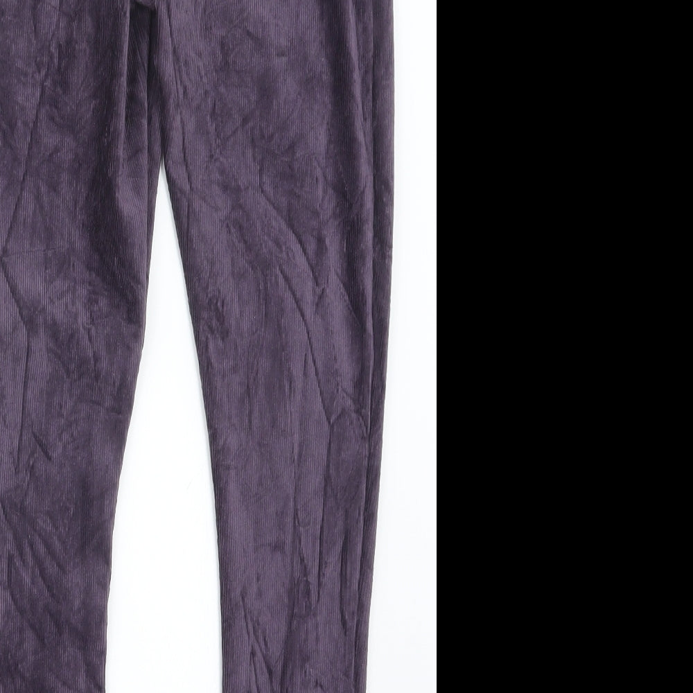TU Womens Purple   Trousers  Size 10 L27 in