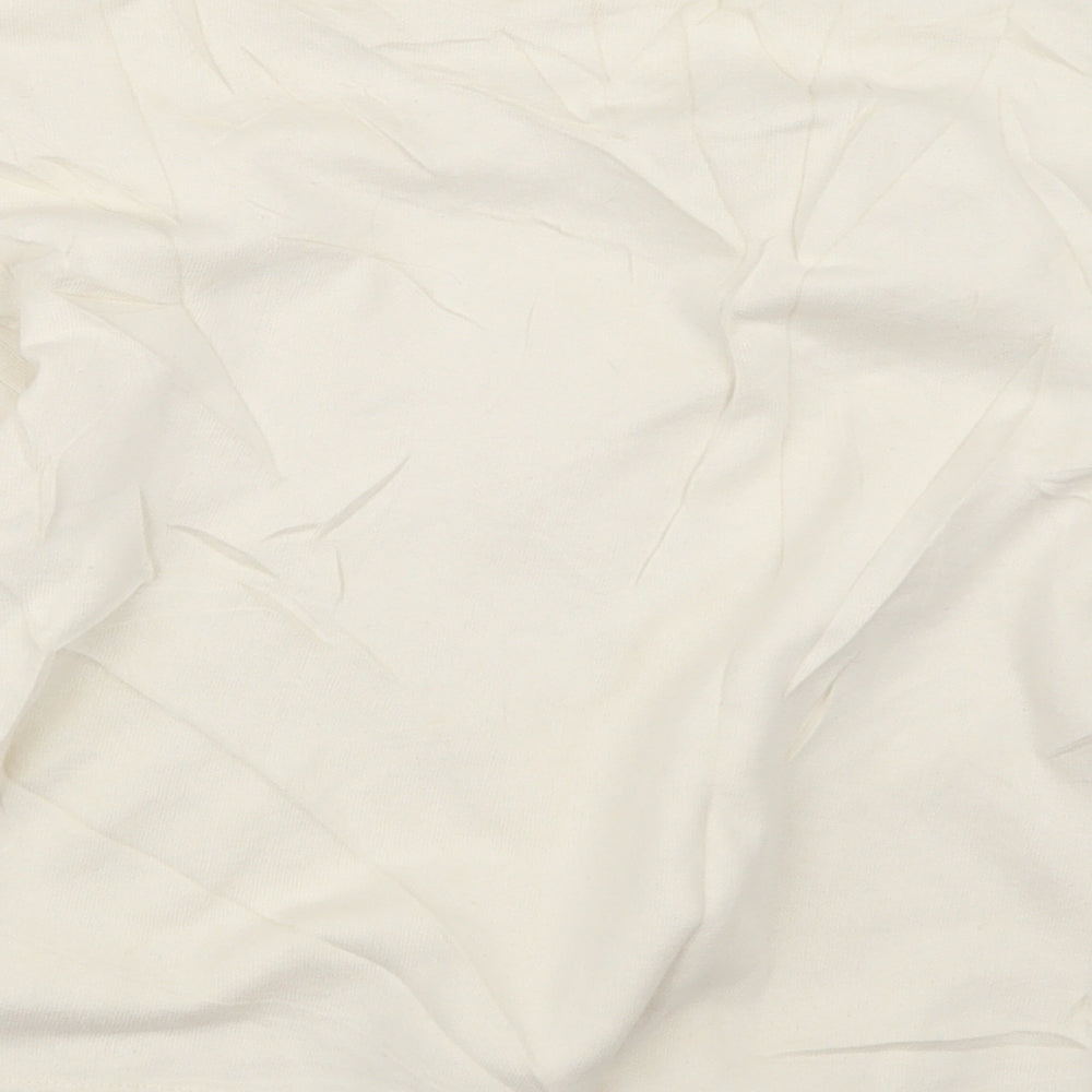 Zara Girls White   Pullover Jumper Size 9 Years