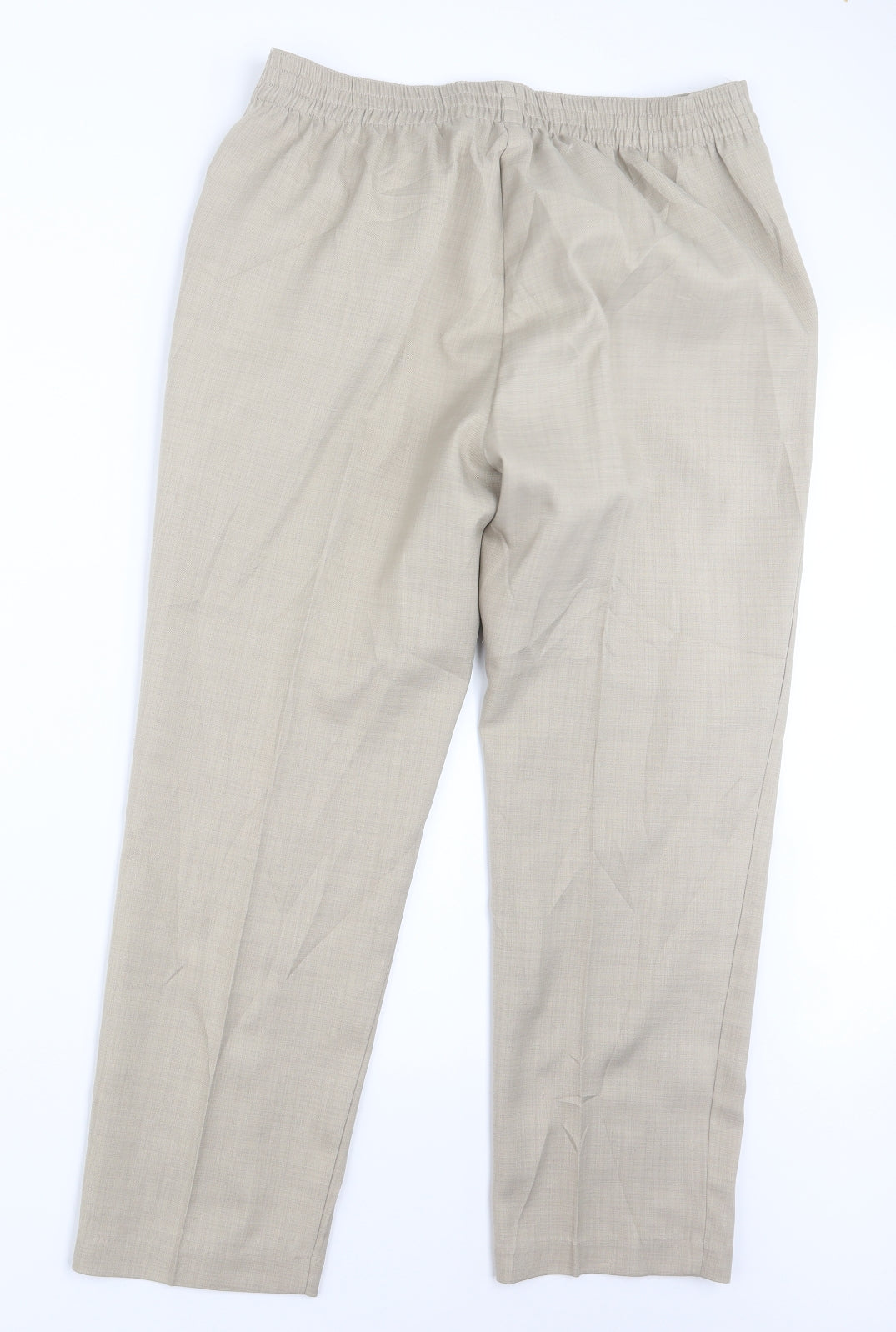 Marks and Spencer Womens Ivory   Trousers  Size 14 L26 in