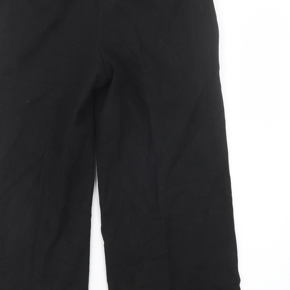 George Womens Black   Cropped Trousers Size 8 L20 in