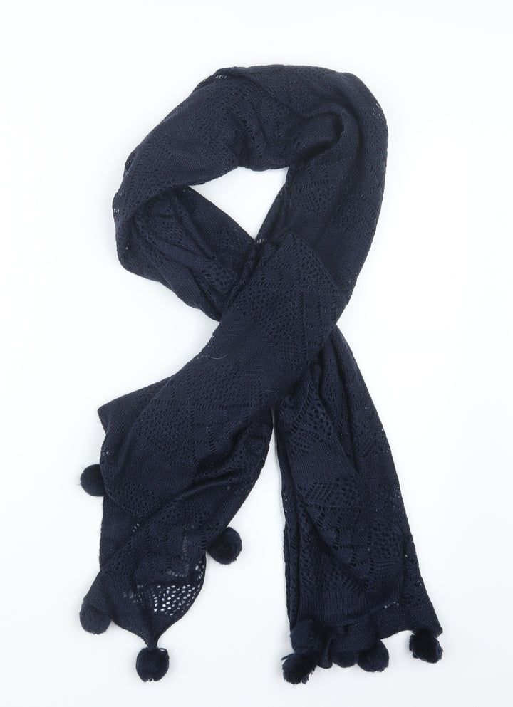 Preworn Womens Blue  Knit  Scarf