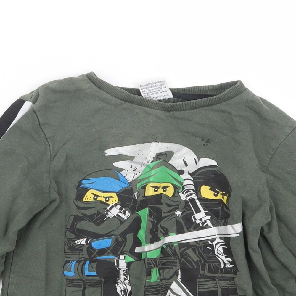 TU Boys Green   Pullover Jumper Size 8 Years
