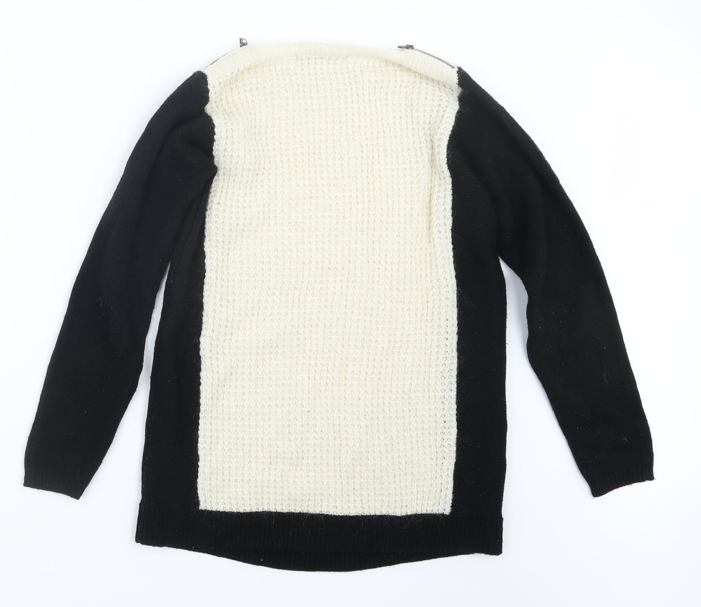 Marks and Spencer Womens Black  Knit Pullover Jumper Size 8