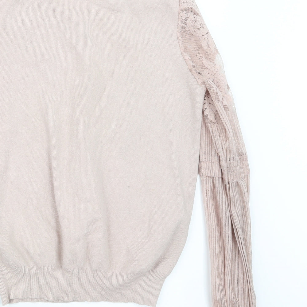 New Look Womens Pink   Pullover Jumper Size 12