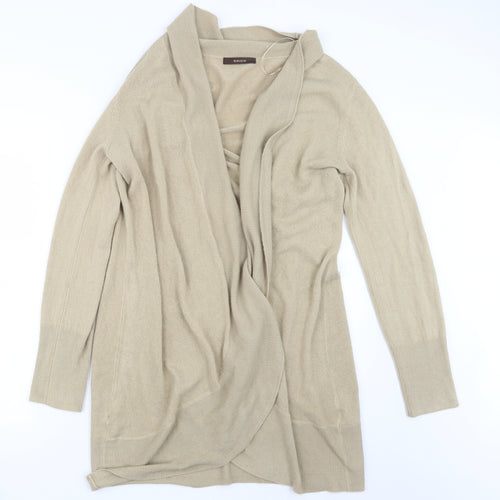 Savoir Womens Beige  Knit Cardigan Jumper Size 16