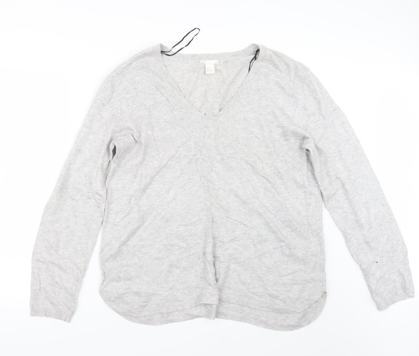H&M Womens Grey   Pullover Jumper Size M