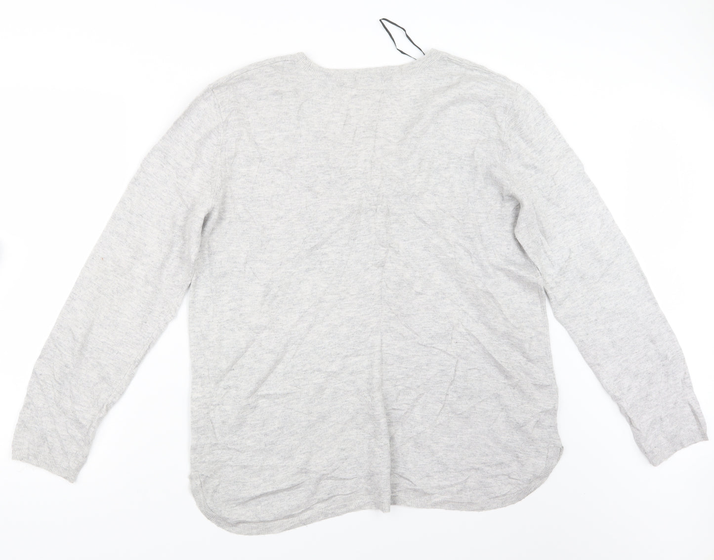 H&M Womens Grey   Pullover Jumper Size M