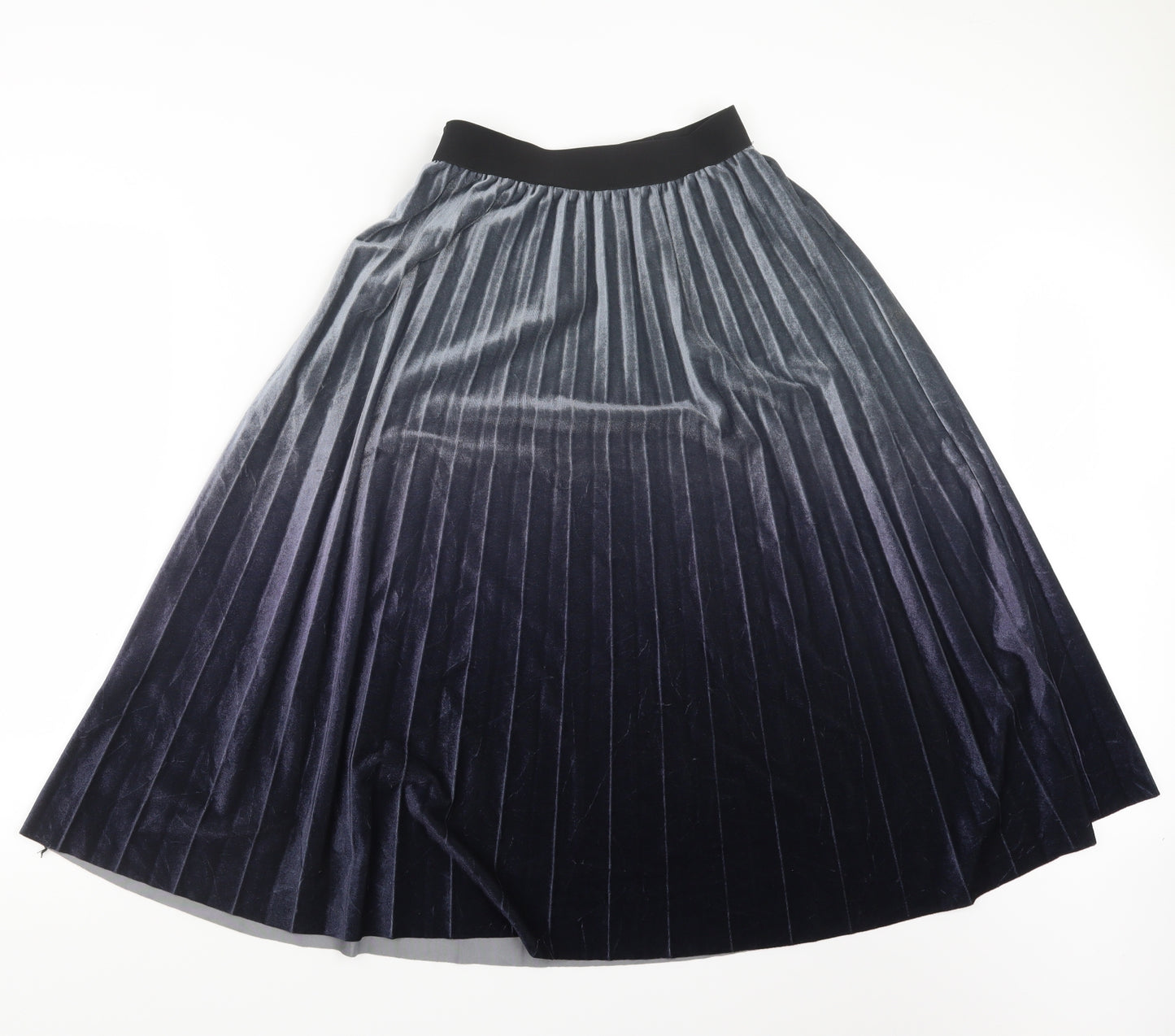 Preworn Womens Blue   Pleated Skirt Size 23 in
