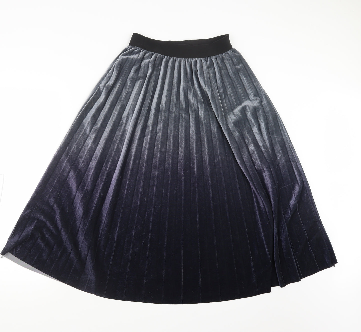 Preworn Womens Blue   Pleated Skirt Size 23 in