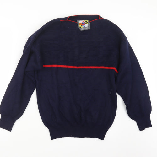 Viyella Cup  Womens Blue  Knit Pullover Jumper Size M