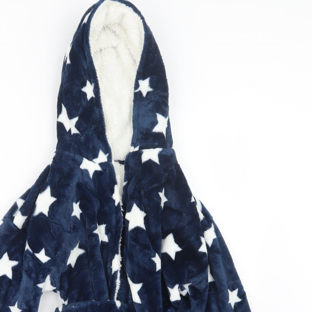 NEXT Boys Blue Geometric   Robe Size 5-6 Years  - Stars