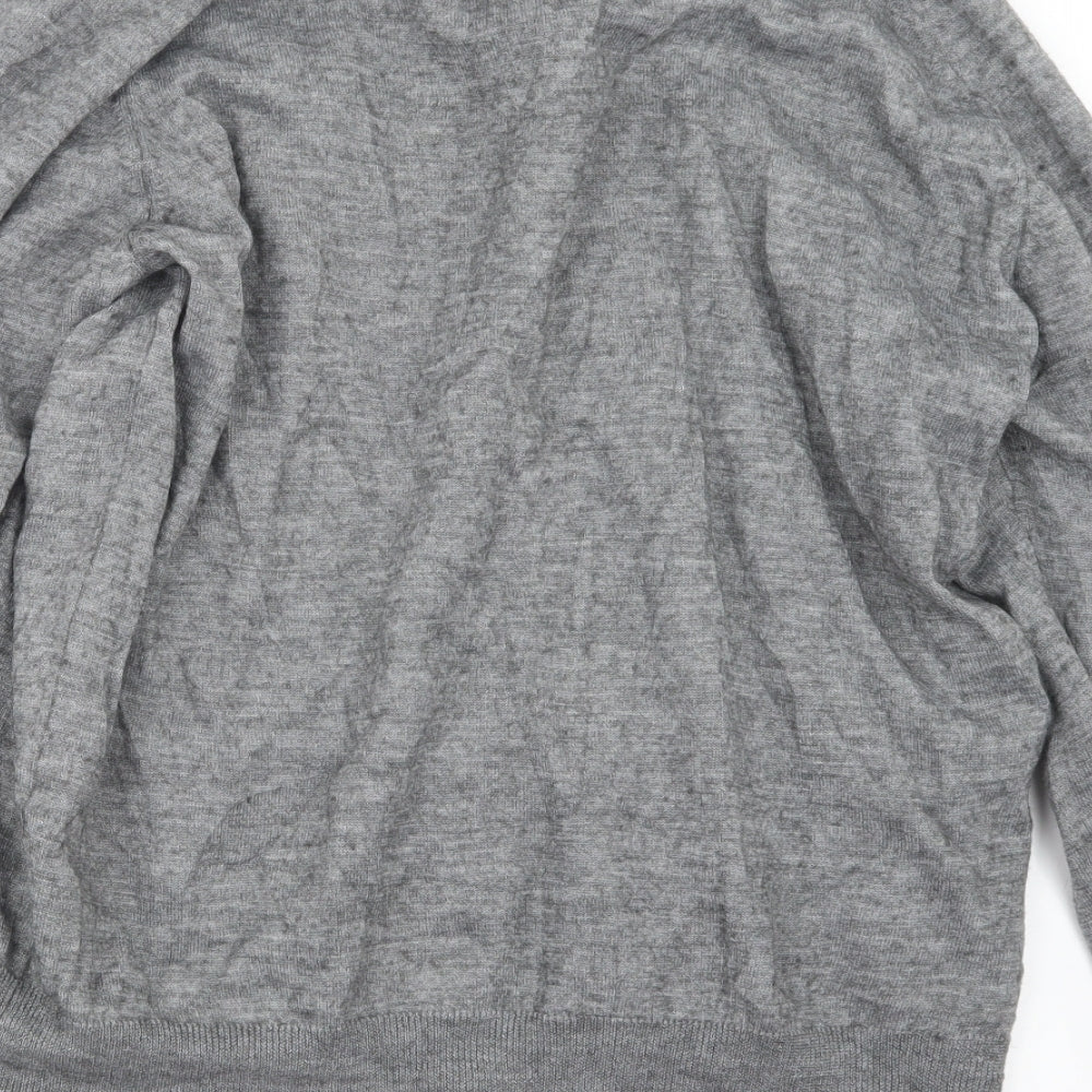 Bar Harbour Mens Grey  Knit Pullover Jumper Size XL