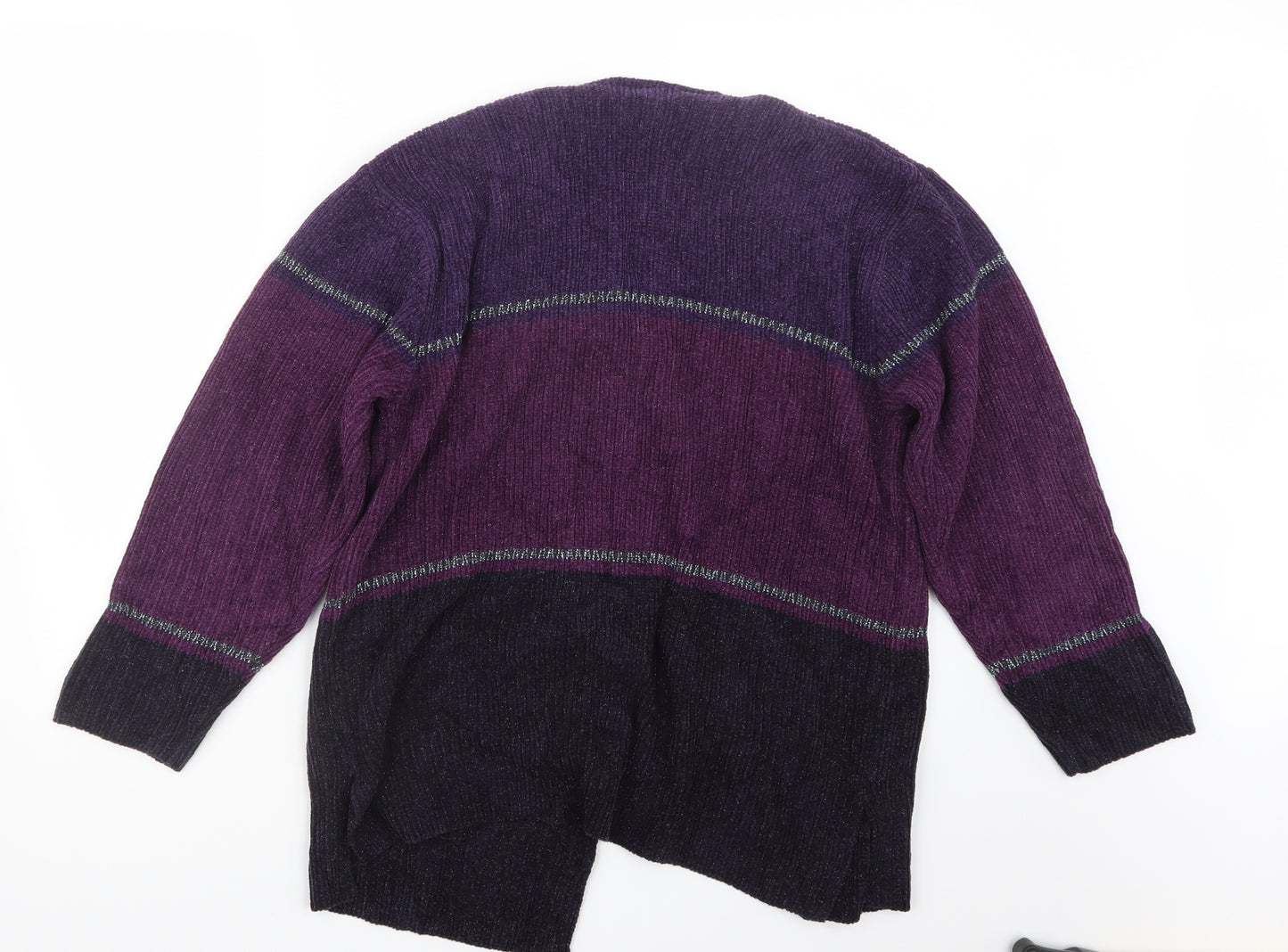 Debbie Morgan Womens Purple   Cardigan Jumper Size S