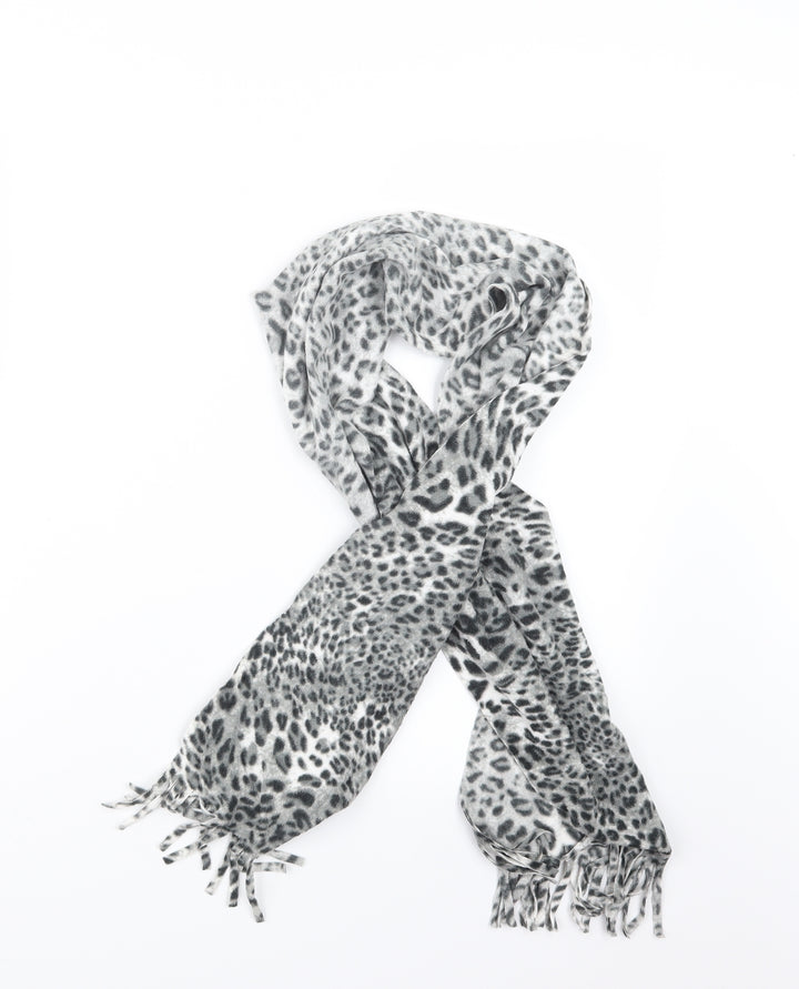Preworn Womens Grey Animal Print   Scarf