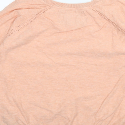 Marks and Spencer Womens Orange  Knit Pullover Jumper Size 14