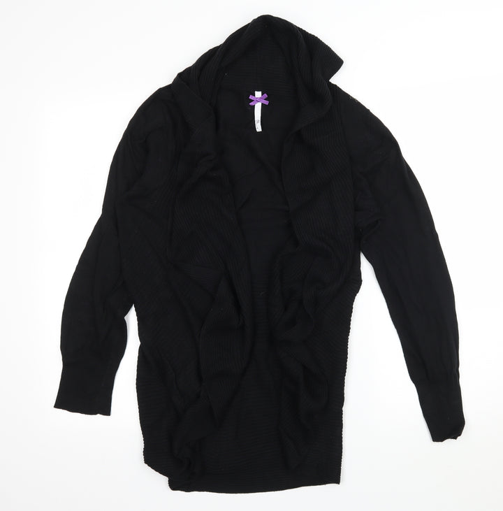 BHS Womens Black  Knit Cardigan Jumper Size 14