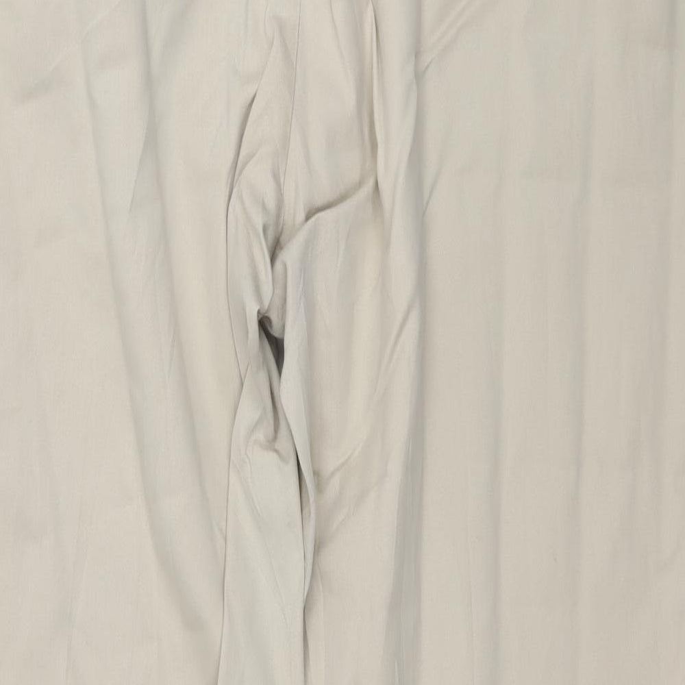Preworn Womens Ivory   Chino Trousers Size 18 L30 in