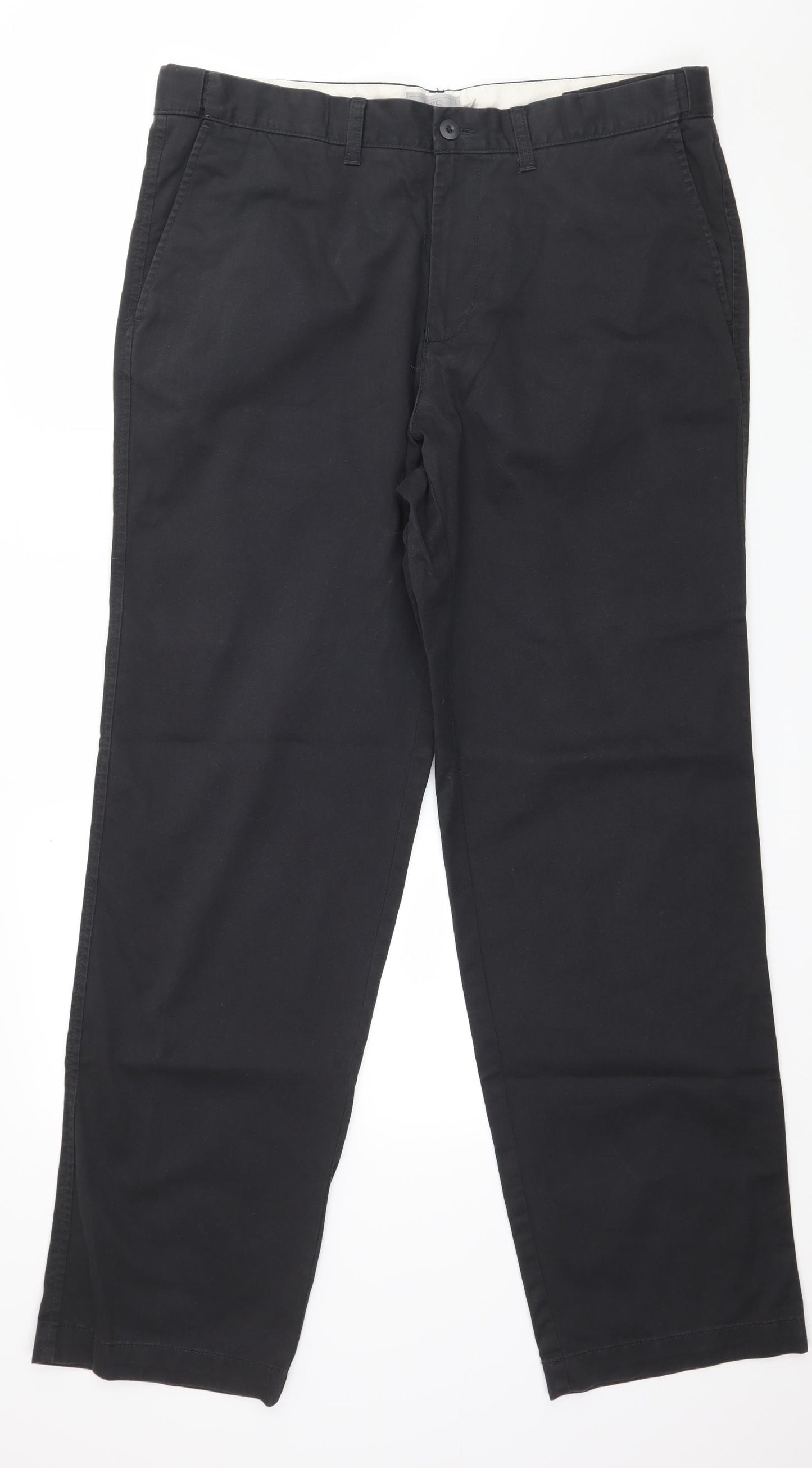 Marks and Spencer Mens Black   Trousers  Size 36 in L33 in