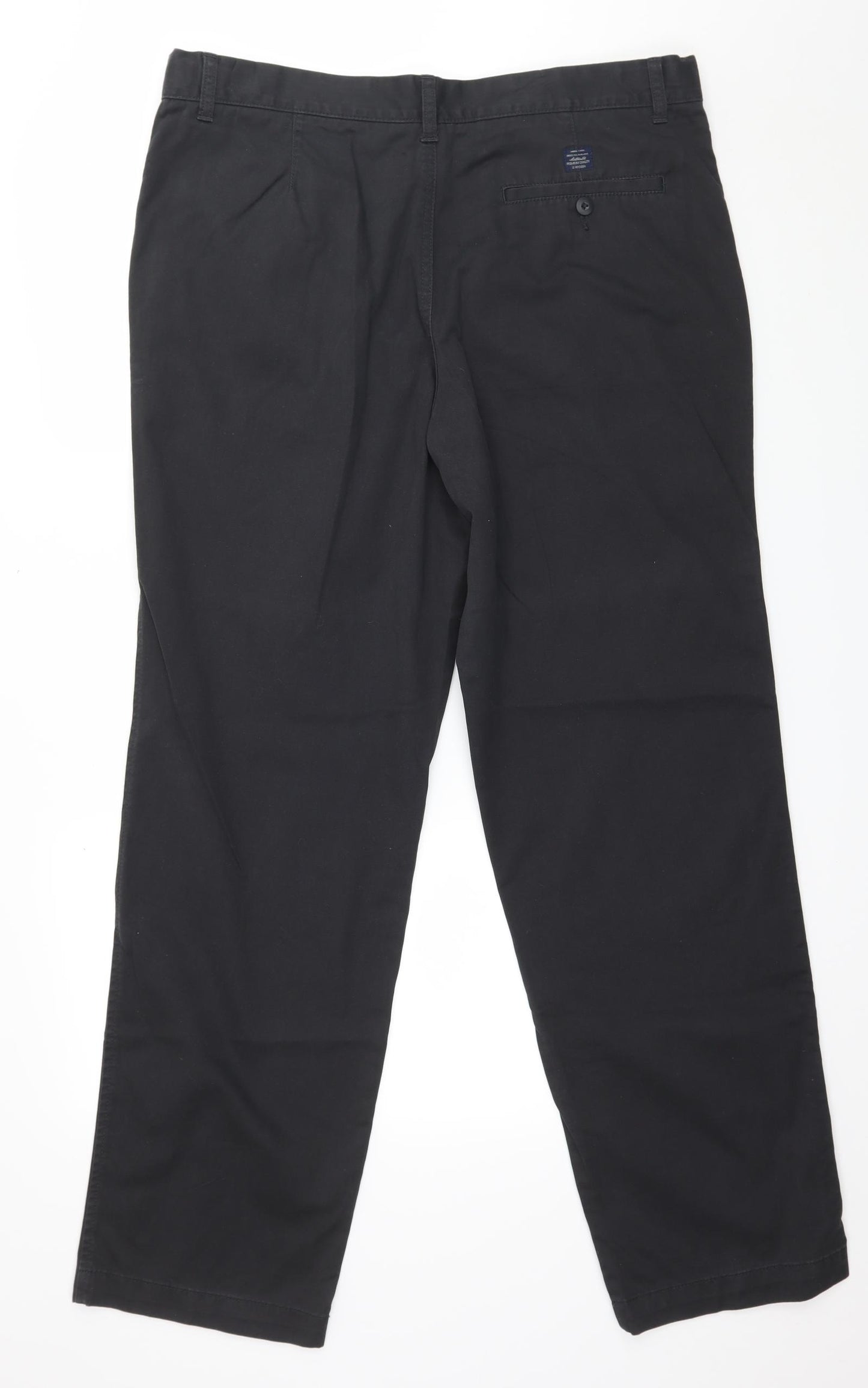 Marks and Spencer Mens Black   Trousers  Size 36 in L33 in
