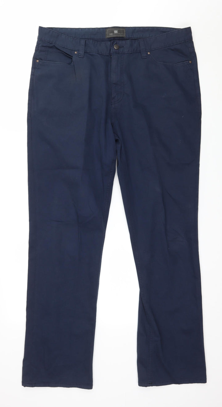 Marks and Spencer Womens Blue   Trousers  Size 36 in L33 in