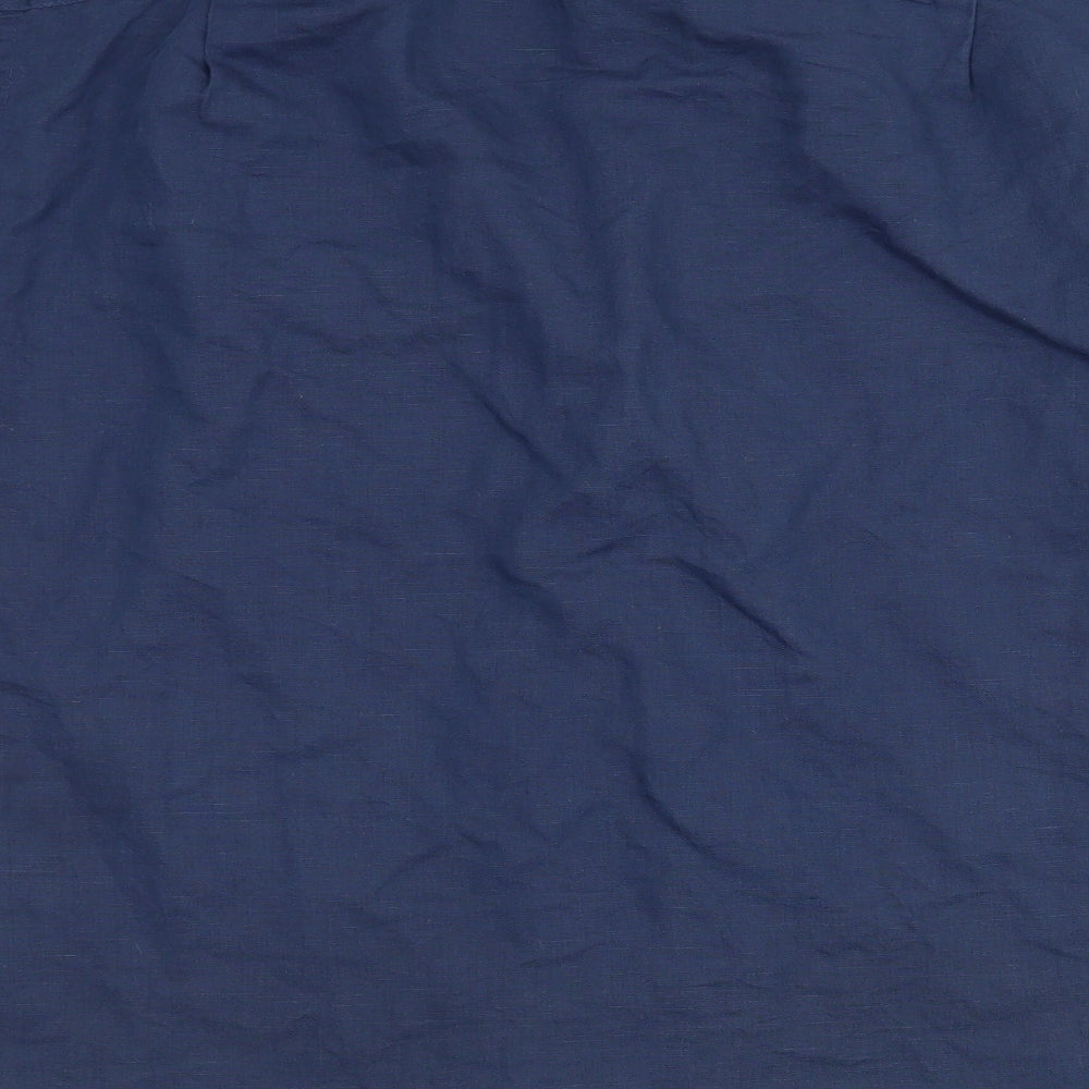 Marks and Spencer Mens Blue    Button-Up Size M