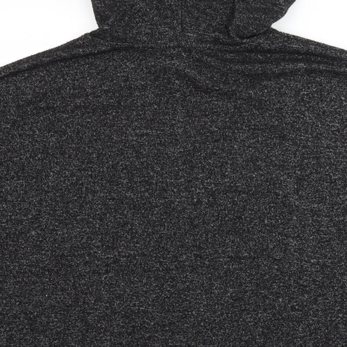 Peacocks Womens Grey  Jersey Pullover Hoodie Size 10