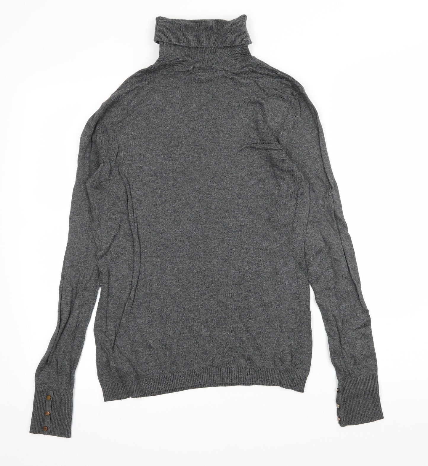 H&M Womens Grey  Knit Pullover Jumper Size M
