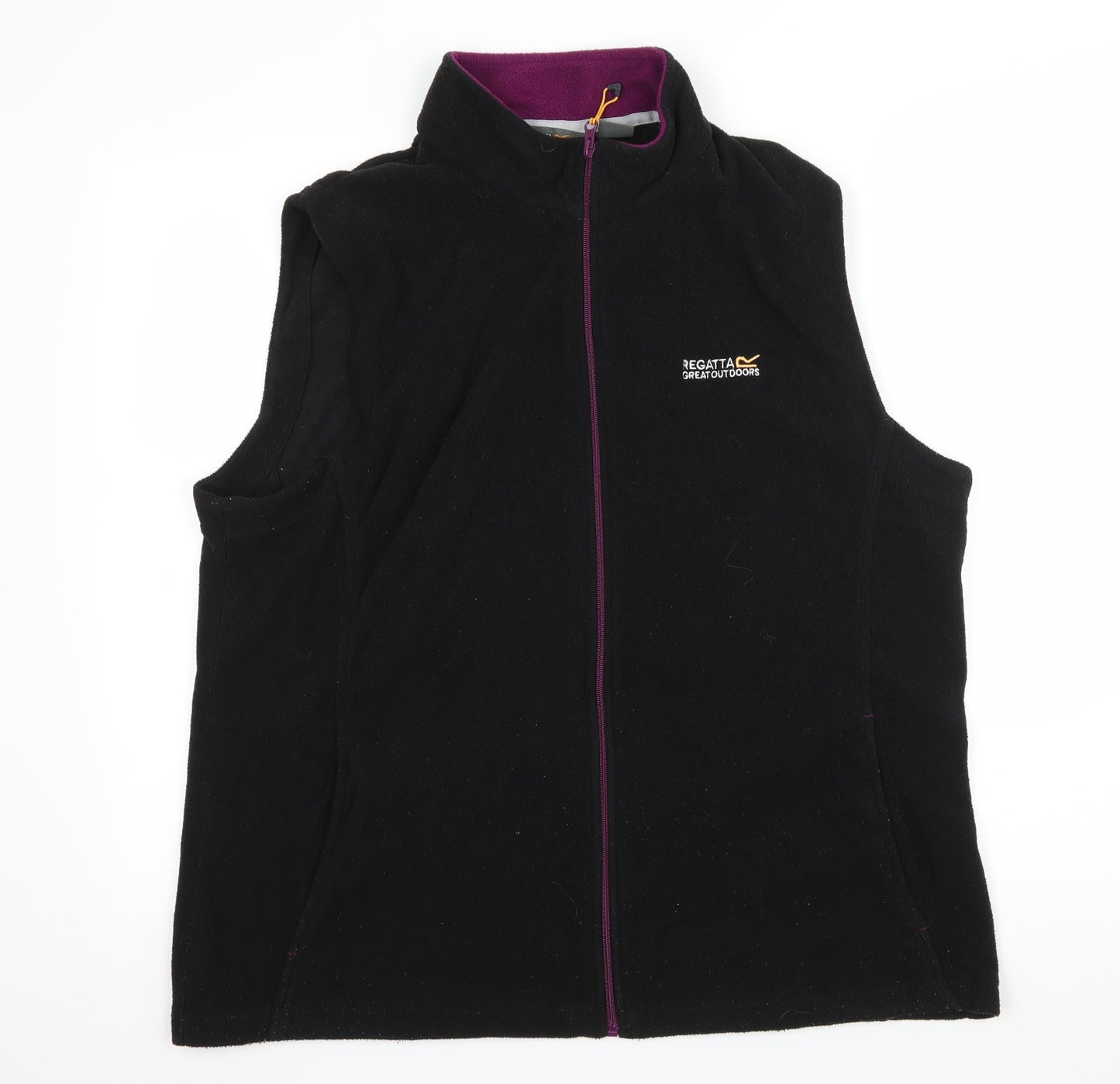 Regatta Womens Black  Fleece Gilet Jacket Size 20