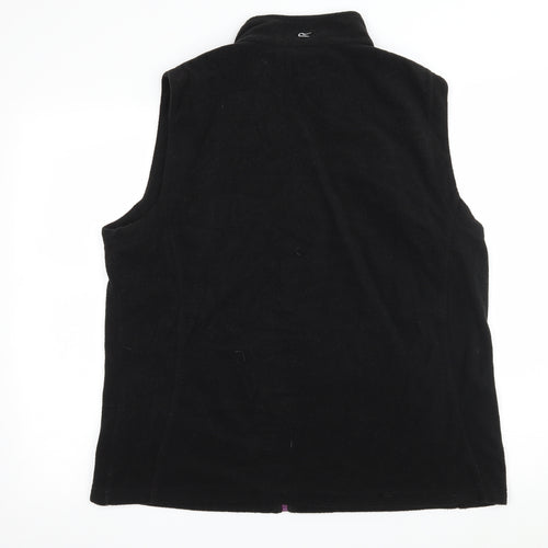 Regatta Womens Black  Fleece Gilet Jacket Size 20