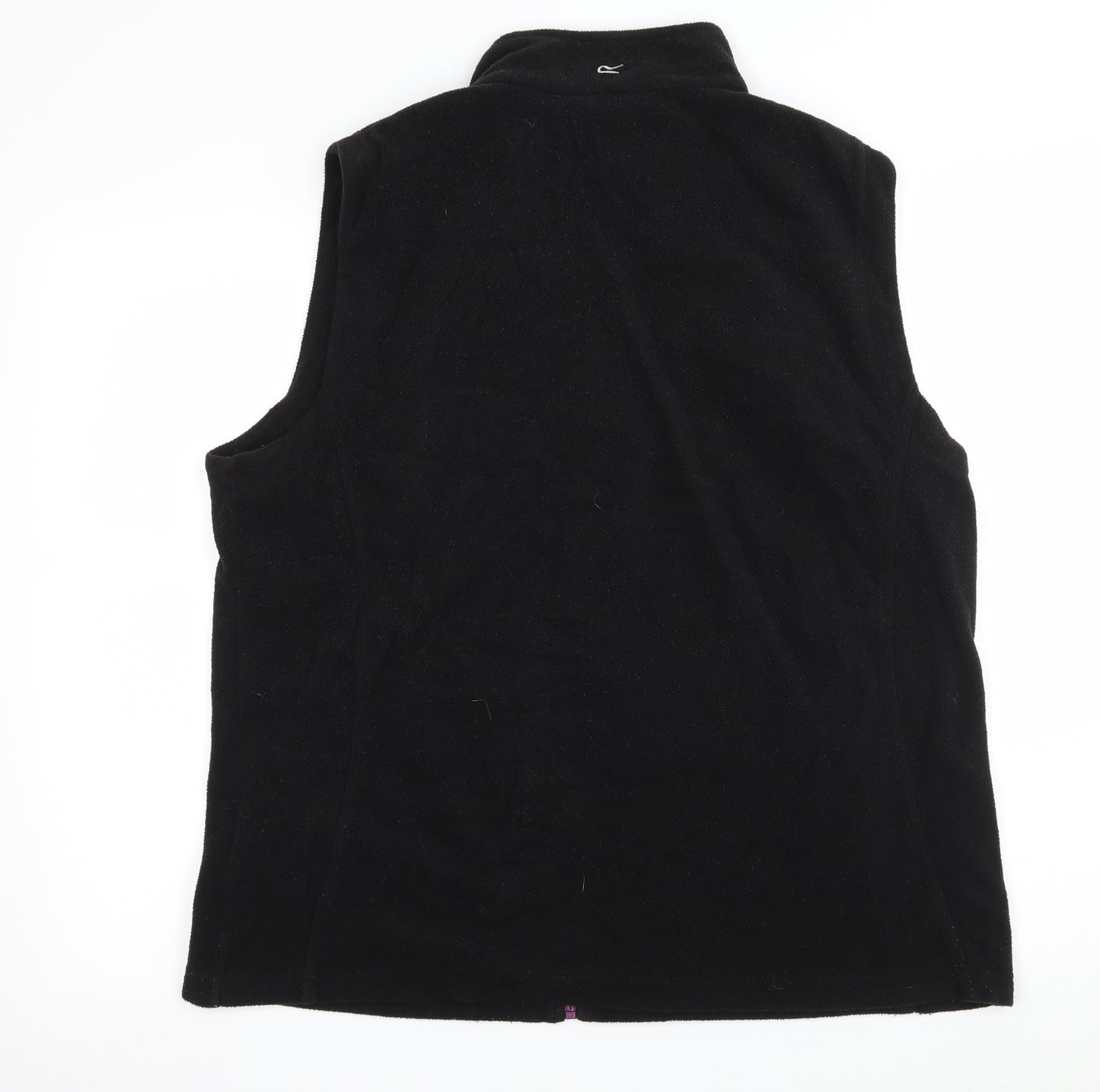 Regatta Womens Black  Fleece Gilet Jacket Size 20