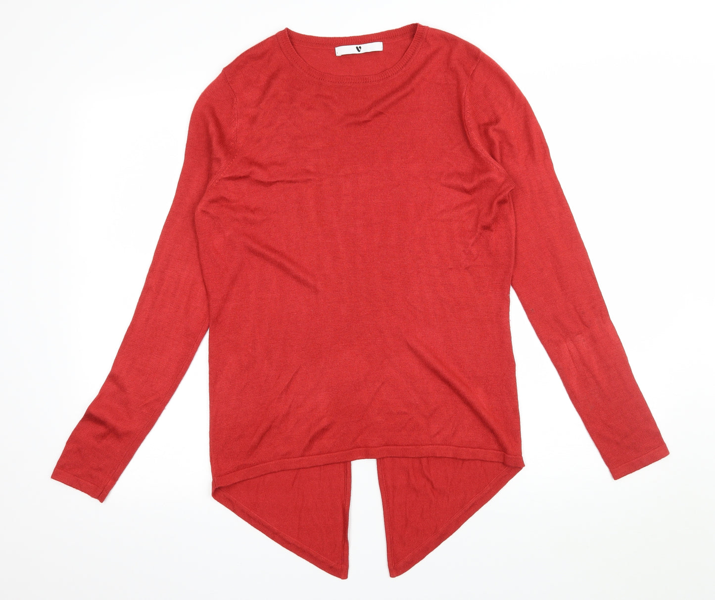 Very Womens Red  Knit Pullover Jumper Size 12
