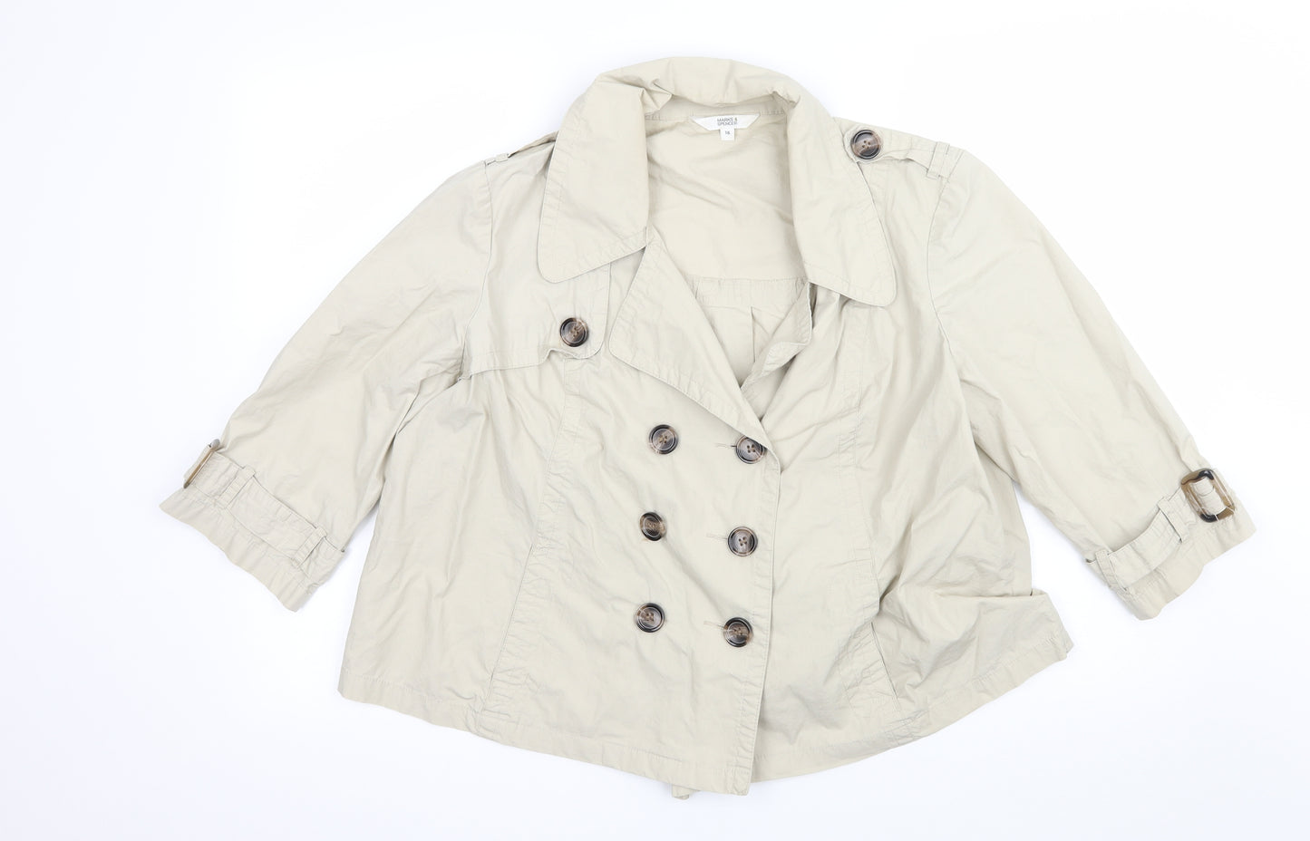 Marks and Spencer Womens Ivory   Jacket  Size 16
