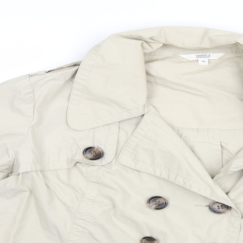 Marks and Spencer Womens Ivory   Jacket  Size 16