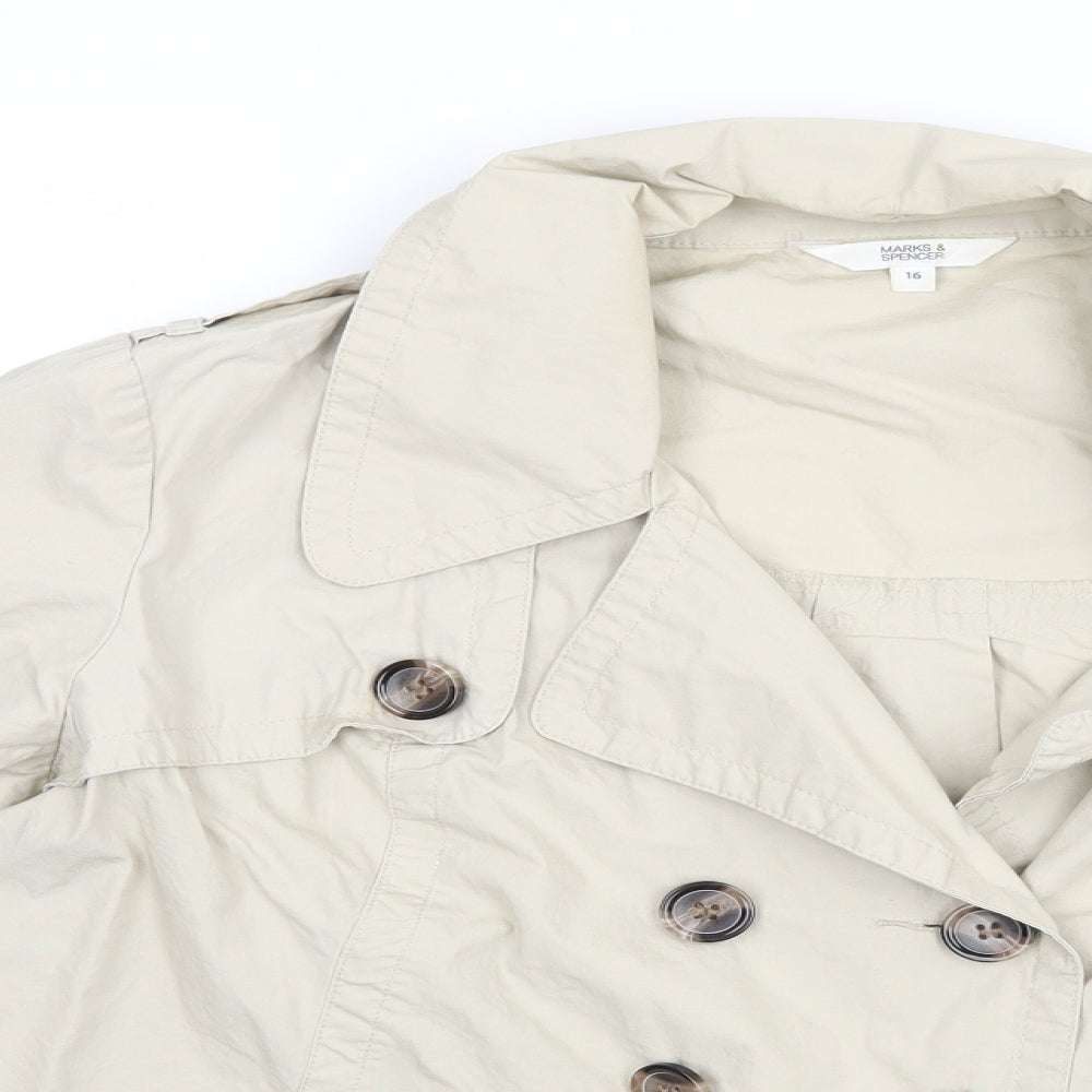 Marks and Spencer Womens Ivory   Jacket  Size 16
