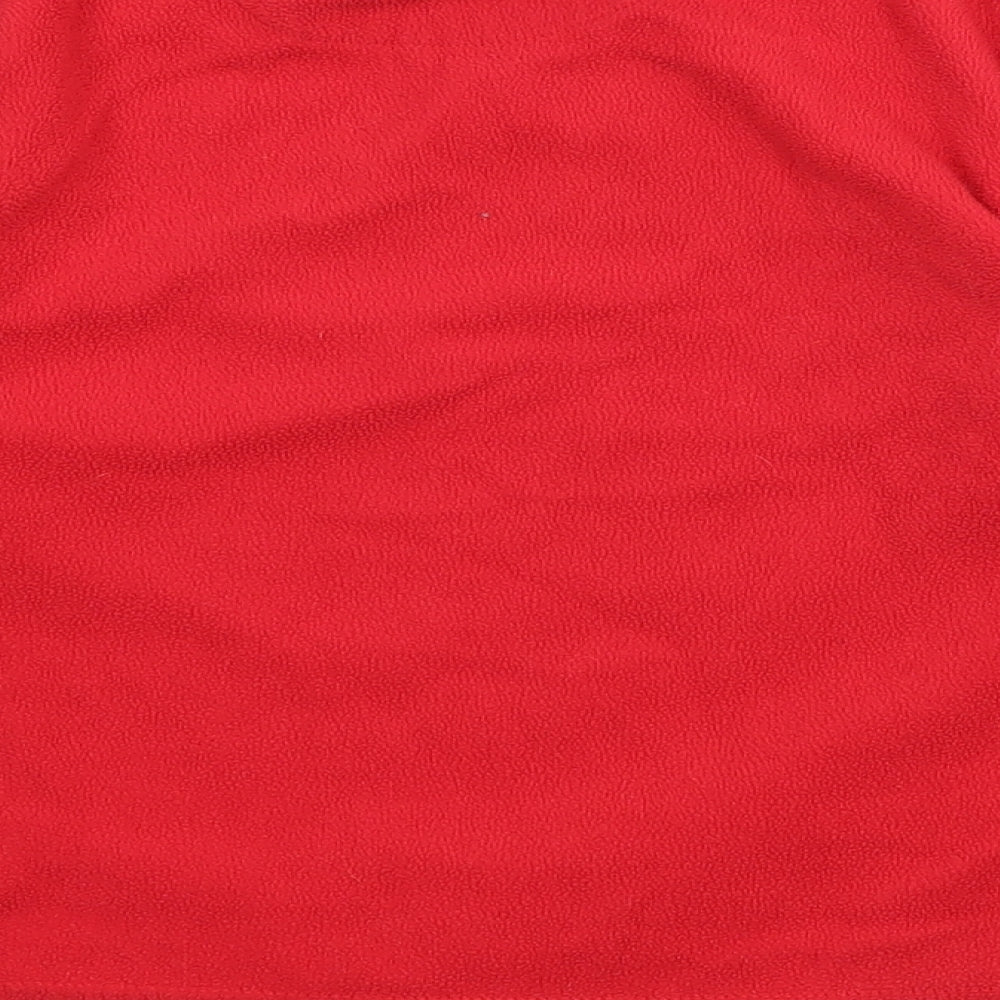 Primark Boys Red Solid Fleece  Pyjama Top Size 8-9 Years  - Iron Man