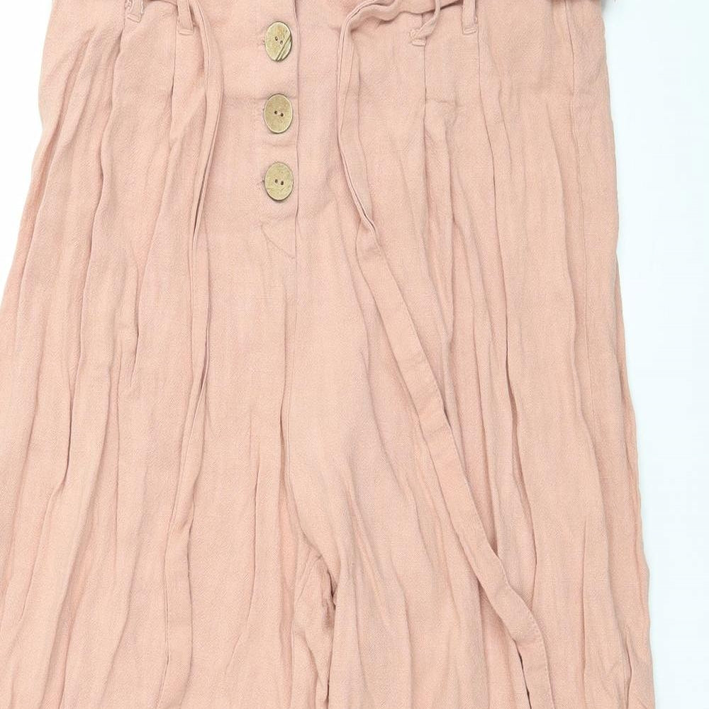 Primark Womens Pink   Trousers  Size 16 L26 in