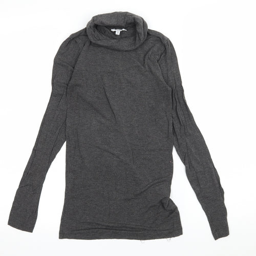 mbyM Womens Grey  Jersey Basic T-Shirt Size S